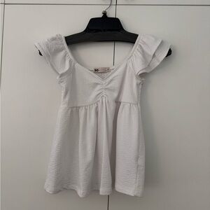 SO White Textured Women's Blouse